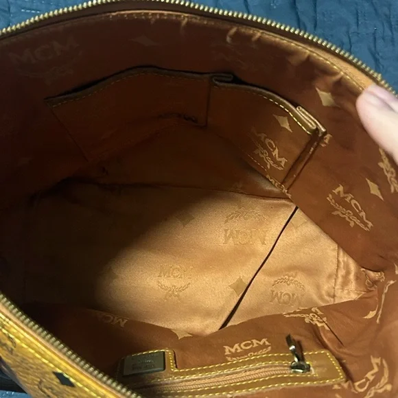 MCM Cognac Leather Women's Bag - Picture 8 of 8